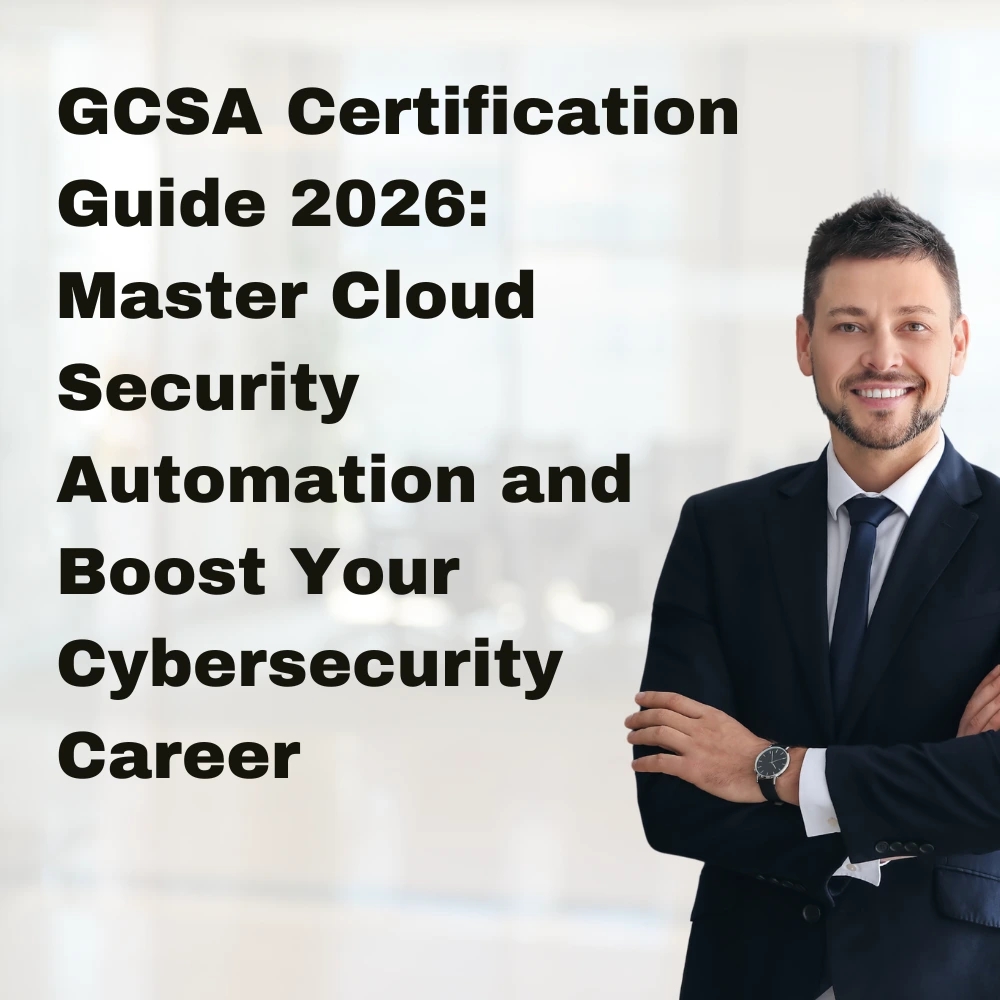 GCSA Certification Guide 2026 Master Cloud Security Automation and Boost Your Cybersecurity Career